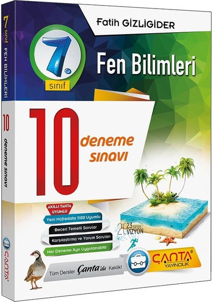 Çanta Yayınları 7. Sınıf Fen Bilimleri 10 Deneme