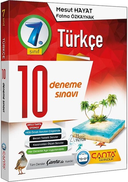 Çanta Yayınları 7. Sınıf Türkçe 10.deneme