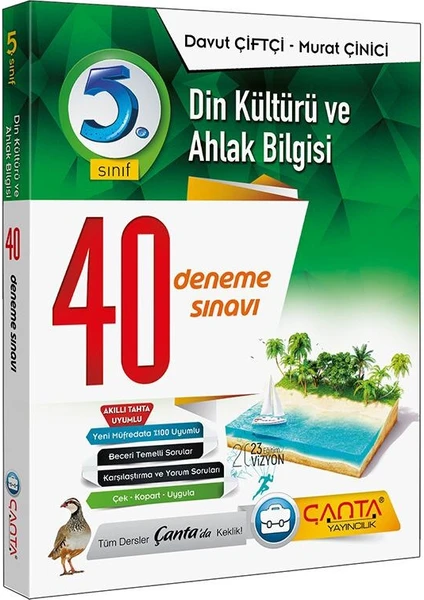 Çanta Yayınları 5. Sınıf Din Kültürü ve Ahlak Bilgisi Deneme