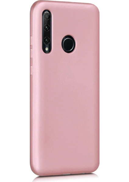 Matte Silicone Huawei Honor 20 Lite Kılıf Rose Gold