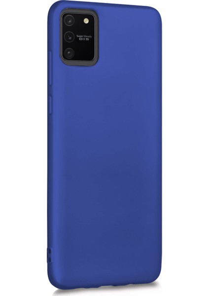Matte Silicone Samsung Galaxy A91 Kılıf Lacivert