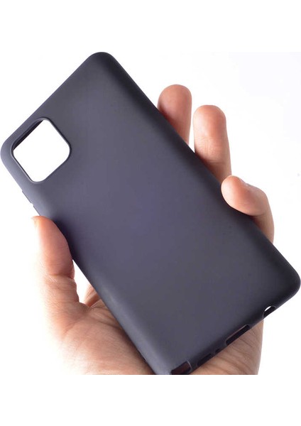 Matte Silicone Samsung Galaxy A81 Kılıf Rose Gold