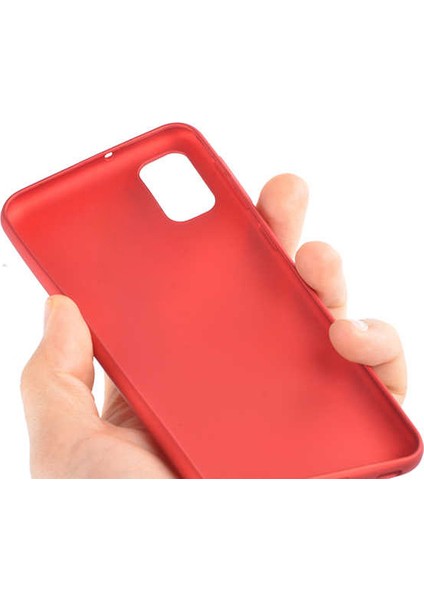 Matte Silicone Samsung Galaxy A71 Kılıf Lacivert