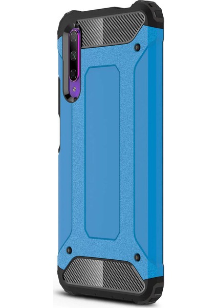 Huawei P Smart Pro Kılıf Rugged Armor Mavi