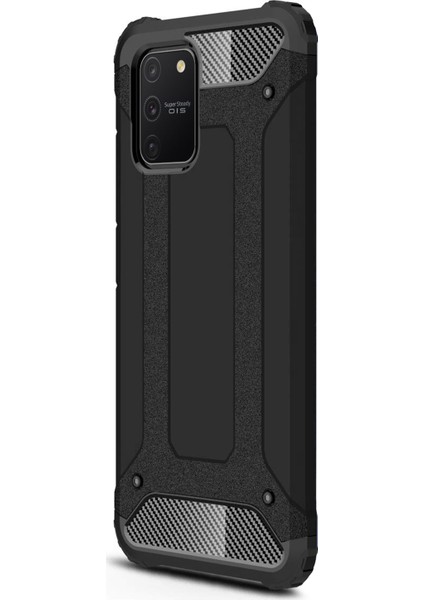 Samsung Galaxy A91 Kılıf Rugged Armor Siyah