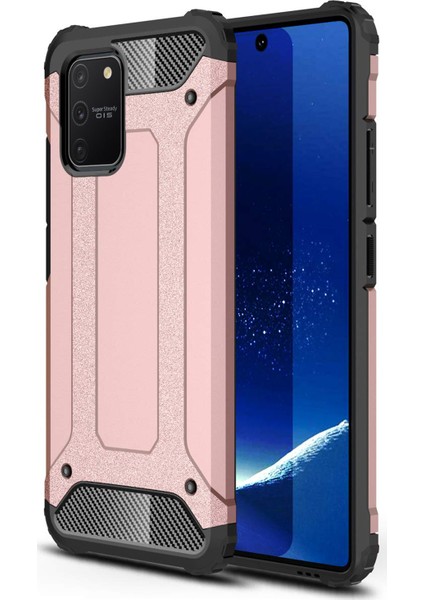 Samsung Galaxy A91 Kılıf Rugged Armor Rose Gold fiyatları