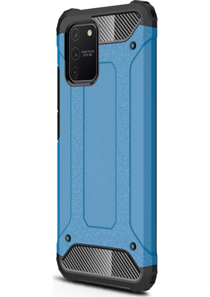 Samsung Galaxy A91 Kılıf Rugged Armor Mavi