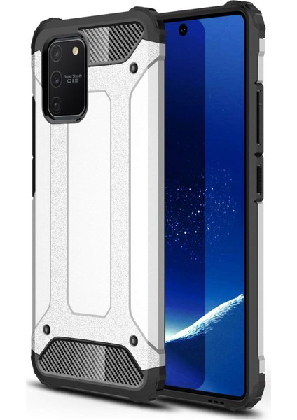 Samsung Galaxy A91 Kılıf Rugged Armor Gümüş fiyatları