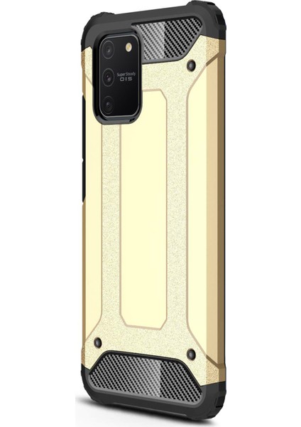 Samsung Galaxy A91 Kılıf Rugged Armor Gold