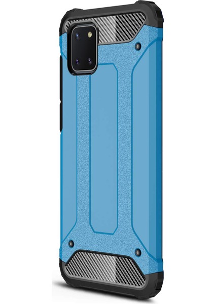 Samsung Galaxy A81 Kılıf Rugged Armor Mavi