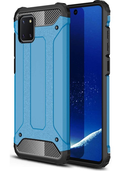 Samsung Galaxy A81 Kılıf Rugged Armor Mavi