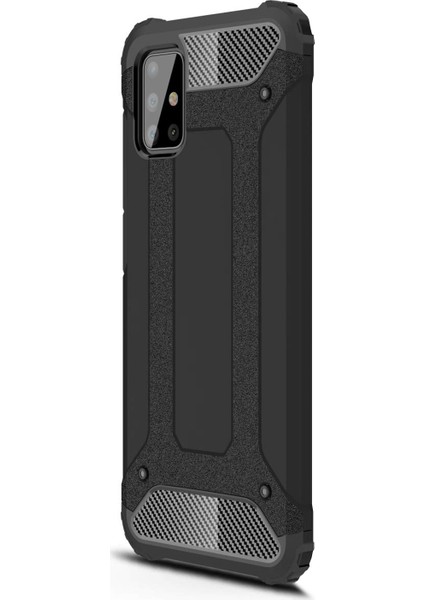 Samsung Galaxy A71 Kılıf Rugged Armor Siyah