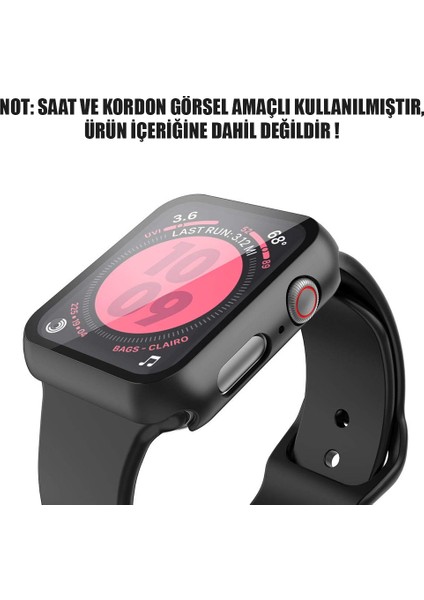 Apple Watch Uyumlu Series 3 38mm Kılıf Matte Premium Slim Ekran Koruyuculu Kılıf Siyah fiyatları