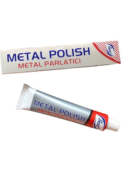 Metal Krom Gümüş Altın Parlatıcı Krem Cila 50 gr