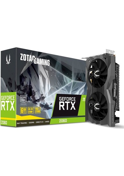 GeForce RTX 2060 6GB 192Bit GDDR6 PCI-Express 3.0 Ekran Kartı ZT-T20600H-10M