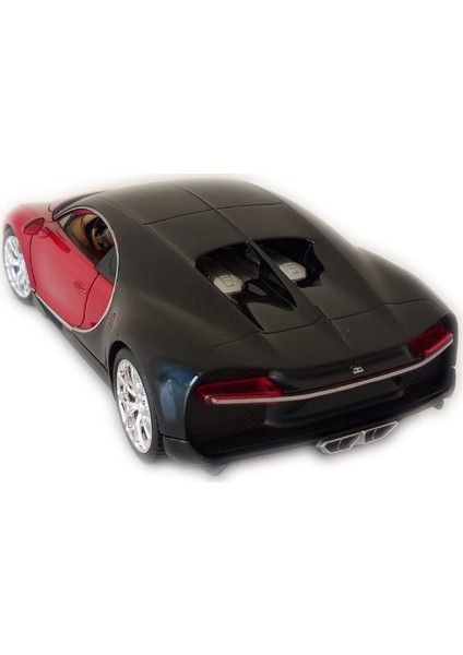 Bugatti Chiron 1/24-27 Ölçek Kırmızı-Siyah Model Oyuncak Araba fırsatları
