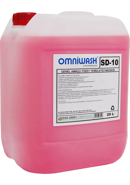 Genel Amaçlı Yüzey Temizleyici 20 l Sd-10 Omniwash