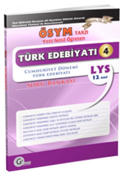 Cumhuriyet Dönemi Türk Edebiyatı Soru Bankası
