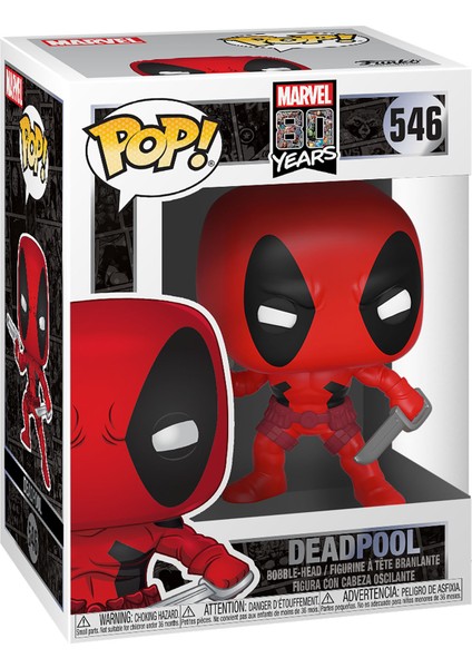 POP Figür - Marvel 80th First Appearance, Deadpool LE