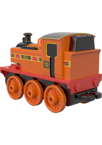 Thomas & Friends™ Trackmaster Sür-Bırak Küçük Tekli Trenler, Nia, Turuncu Lokomotif Oyuncak Tren, FXX02 modelleri