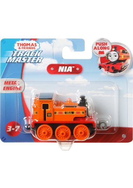 Thomas & Friends™ Trackmaster Sür-Bırak Küçük Tekli Trenler, Nia, Turuncu Lokomotif Oyuncak Tren, FXX02 fırsatları