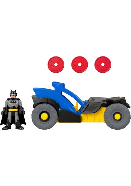 ® Imaginext DC Super Friends™ Özel Araçlar - Batman & Rally Car - Süper Kahraman, Arabalı Oyuncak Figür - GKJ25