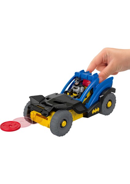 ® Imaginext DC Super Friends™ Özel Araçlar - Batman & Rally Car - Süper Kahraman, Arabalı Oyuncak Figür - GKJ25