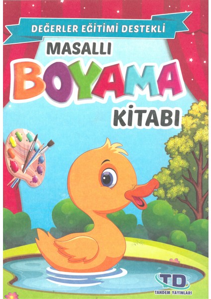 Masallı Boyama Kitabı 5'li Set (Değerler Eğitimi Destekli) - ( 3 - 6 Yaş ) fiyatları