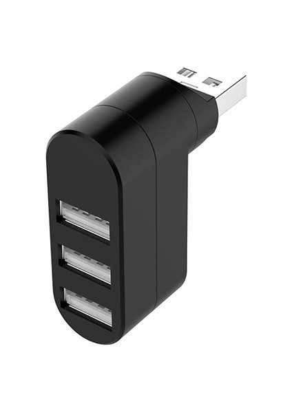 Platoon PL-5707 USB 2.0 Çoklayıcı 3 Port Mini Hub - Siyah