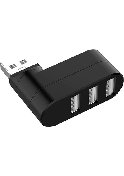 Platoon PL-5707 USB 2.0 Çoklayıcı 3 Port Mini Hub - Siyah