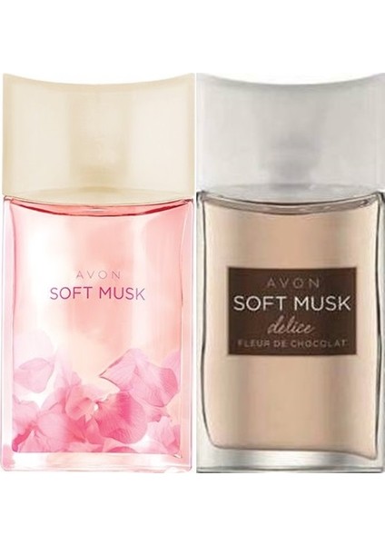 Soft Musk Delice 50 Ml Kadın Edt+Avon Soft Musk 50 Ml Kadın Edt
