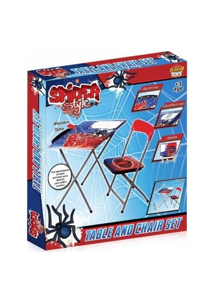 Spider Style Yazı Tahtalı Masa Sandalye Seti fiyatları