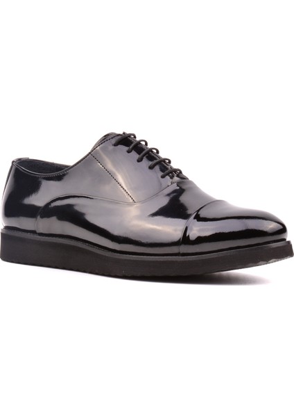 Klasik Siyah Rugan Deri Erkek Ayakkabı fiyatları