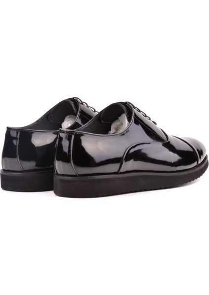 Klasik Siyah Rugan Deri Erkek Ayakkabı fırsatları