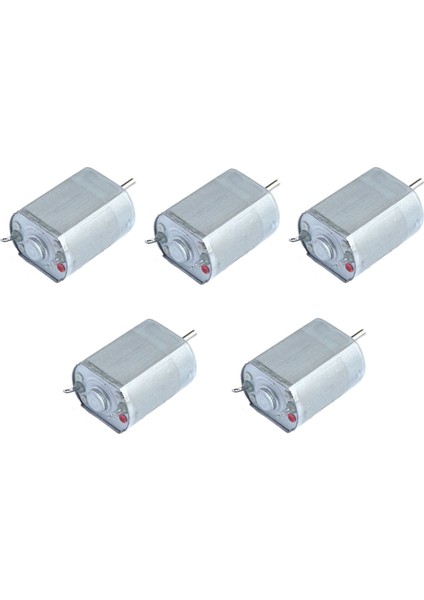 Tamamen Metal Gövde 3V 12V DC 130 Motor 6mm Mil 5 Adet