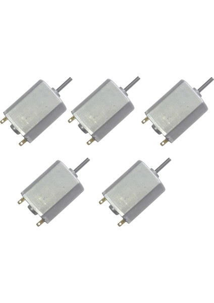 Tamamen Metal Gövde 3V 12V DC 130 Motor 10mm Mil 5 Adet