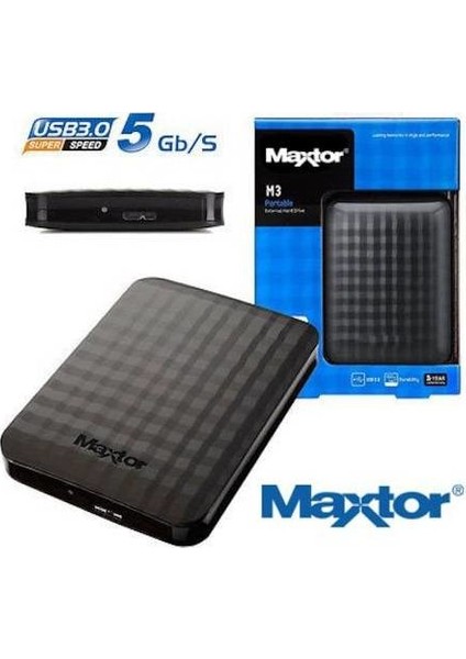 M3 1.5TB 2.5" USB 3.0 Taşınabilir Disk STSHX-M150TCBM