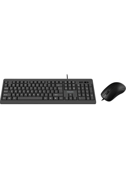 SPT6224 Siyah USB Q Standart Kablolu Klavye Mouse Set