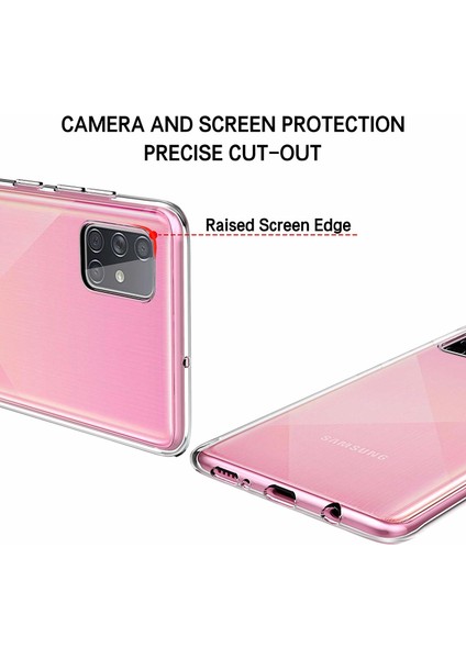 Samsung Galaxy A71 Premium Şeffaf Silikon Kılıf fırsatları