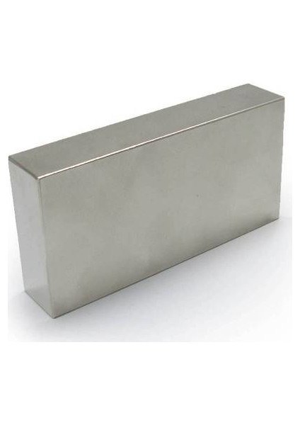 Tehlikeli - Çok Güçlü Neodyum Mıknatıs 100x50x20 mm - Nikel Kaplama - 250 kg Çekim Gücü fiyatları