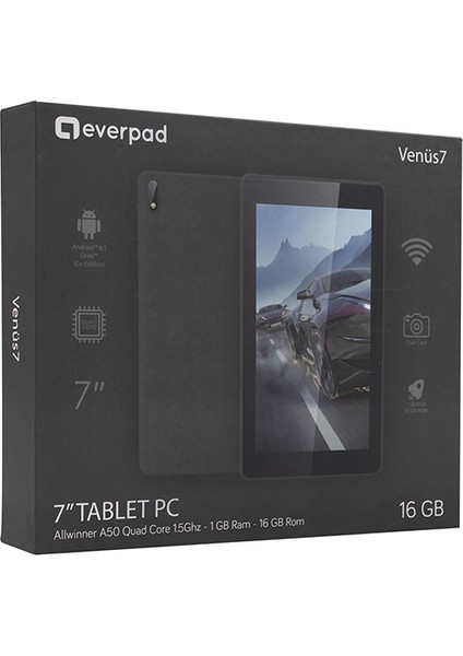 EverPad SC-740 Venüs7 16GB 7" Tablet Siyah