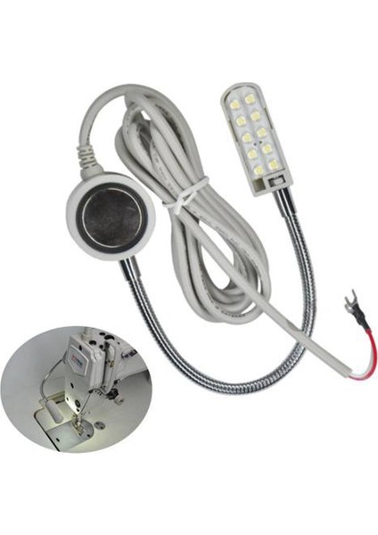 Spiral Dikiş Makinası Lambası Mıknatıslı 10 Ledli modelleri