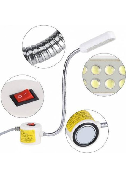 Spiral Dikiş Makinası Lambası Mıknatıslı 10 Ledli indirimleri