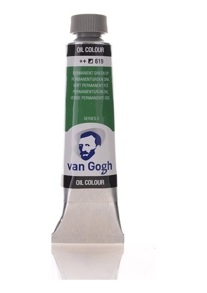 Yağlı Boya 40 ml 619 Permanent Green Deep