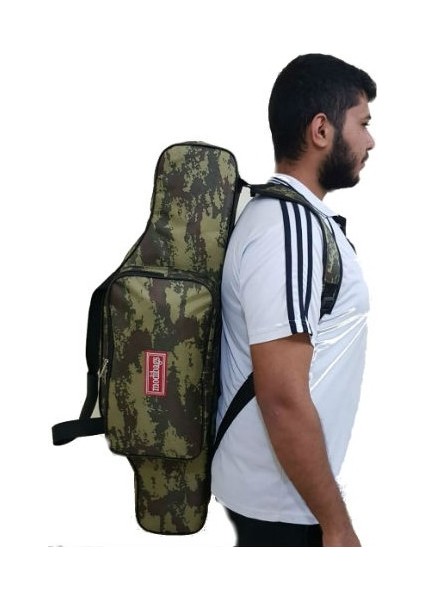 155 Cm 2 Göz Lüks Olta Kamış Çantası Kamuflaj