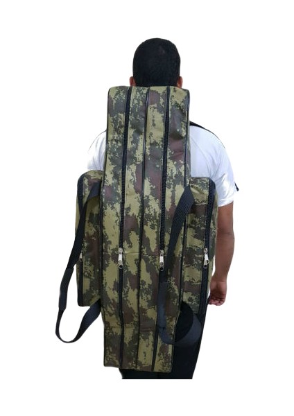 85 Cm 3 Göz Lüks Olta Kamış Çantası Kamuflaj modelleri