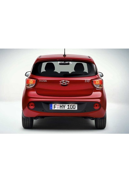 Hyundai i10ClubTR Beyaz Sticker