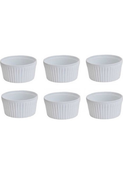Sufle Kabı Seramik 6 Adet