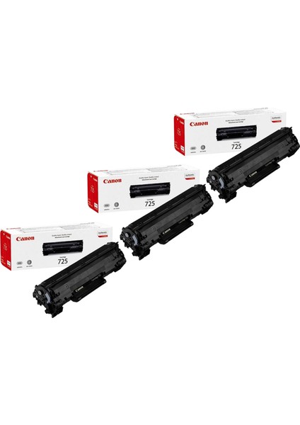 CRG-725 Toner - 3 Adet
