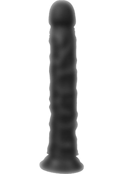 Dildo Series Siyah Iron 24 cm Esnek  Realistik Penis Dildo